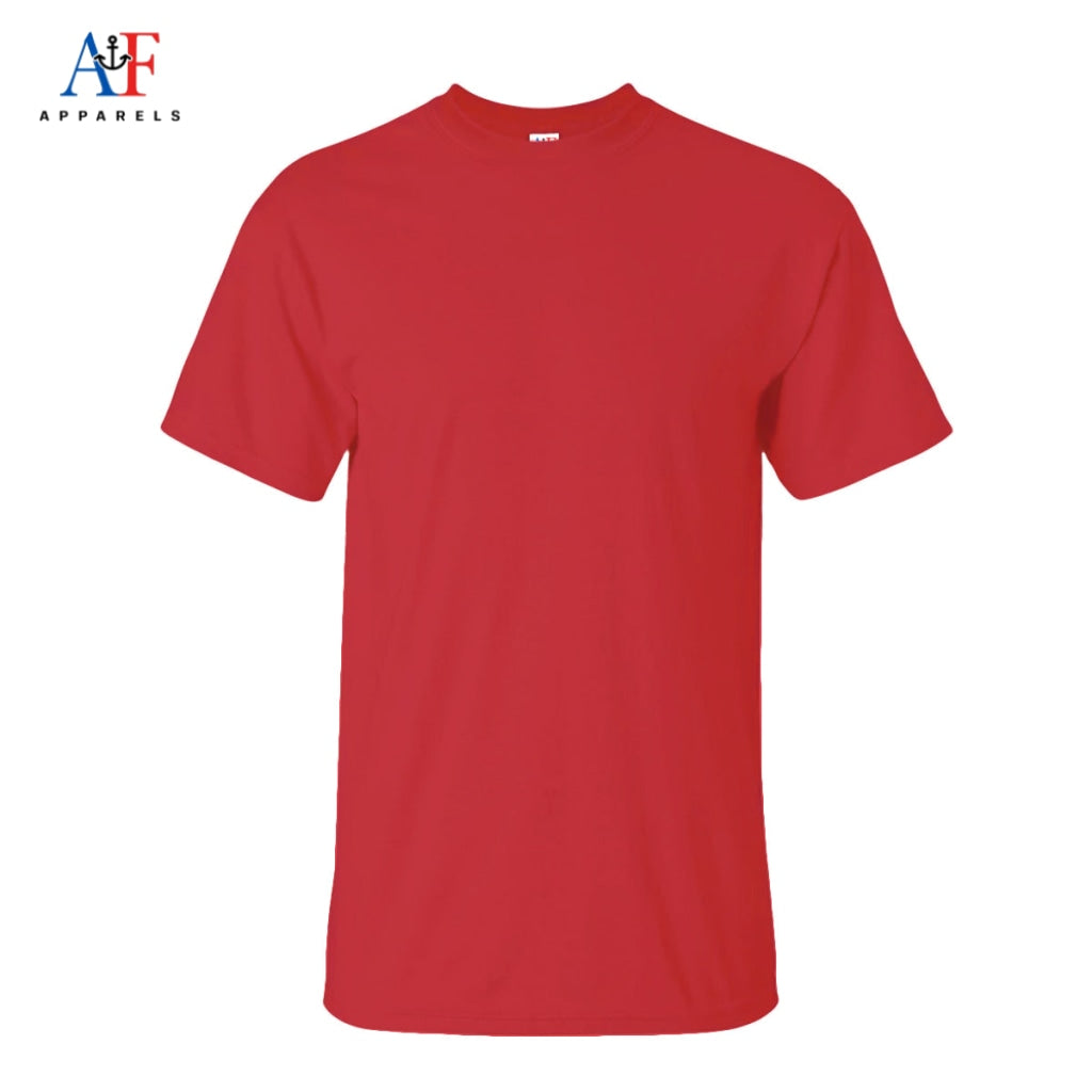 1001 Adults Value Tee 4.3 Oz - Red Color ( Most Popular Printers Tee ) - AF APPARELS(USA)