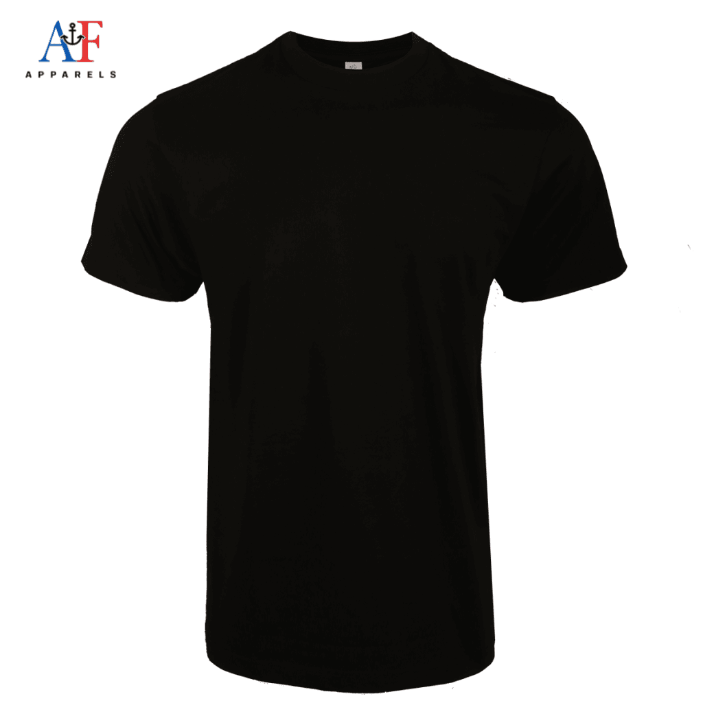 1008 Adults Heavy Weight T-Shirt - Black - AF APPARELS(USA)