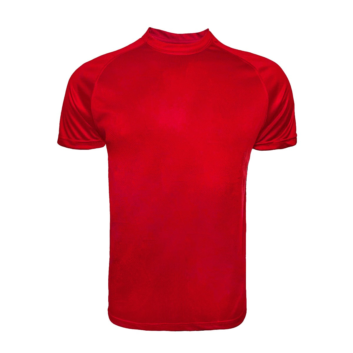1102-Adult Polyester Tee - Red Color - AF APPARELS(USA)